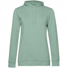 Толстовка с капюшоном женская Hoodie, серо-зеленая