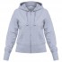 Толстовка женская Hooded Full Zip серый меланж