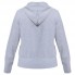 Толстовка женская Hooded Full Zip серый меланж