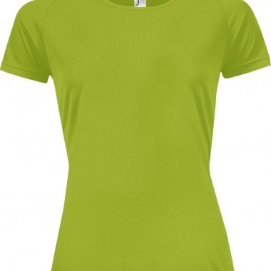 Футболка женская Sporty Women 140, зеленое яблоко