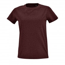 Футболка женская Imperial Fit Women, бордовый меланж Футболка женская Imperial Fit Women, бордовый меланж
