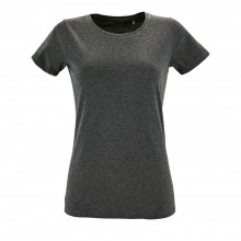 Футболка женская Regent Fit Women, черный меланж Футболка женская Regent Fit Women, черный меланж