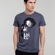 Футболка «Меламед. Nick Cave», темно-синий меланж Футболка «Меламед. Nick Cave», темно-синий меланж