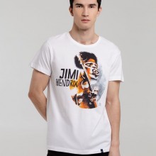 Футболка «Меламед. Jimi Hendrix», белая Футболка «Меламед. Jimi Hendrix», белая