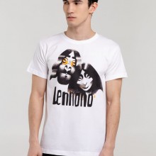 Футболка «Меламед. John Lennon, Yoko Ono», белая Футболка «Меламед. John Lennon, Yoko Ono», белая