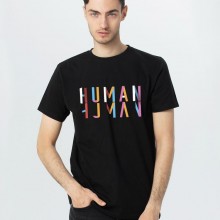 Футболка Human, черная Футболка Human, черная