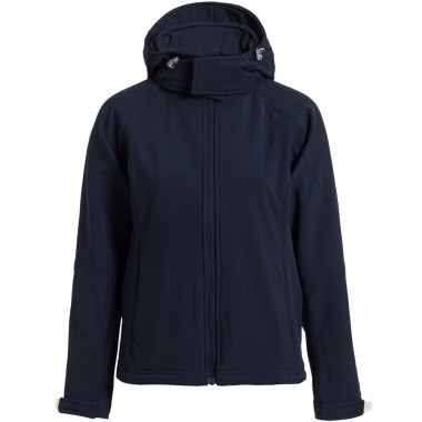 Куртка женская Hooded Softshell темно-синяя