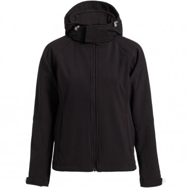Куртка женская Hooded Softshell черная