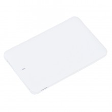 Универсальное зарядное устройство "Card" (2500mAh), 9,5х6х0,5 см,пластик