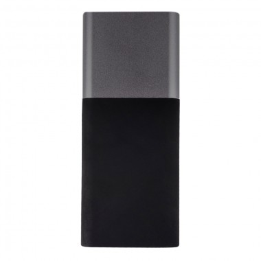 Универсальное зарядное устройство "Black gun" (10000mAh),черный с серым,6,2х14,5х1,7см,пластик,метал