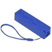 Универсальное зарядное устройство "Keox" (2000mAh), синий, 9,7х2,6х2,3 см,пластик