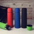 Термос вакуумный "Flask",сталь с покрытием софт тач, красный, 500 мл.