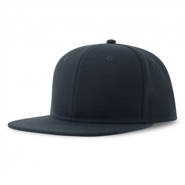 Бейсболка "SNAP BACK-S", 6 клиньев, пластик. застежка, т.синий, 100% перераб. полиэстер, 300 гр/м2
