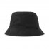 Панама "BUCKET POCKET-S", чёрный-серый, 100% переработанный полиэстер, 85 г/м2