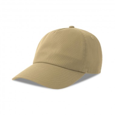 Бейсболка "DAD HAT-S FIVE", 5 клиньев, металлическая застежка, песочный, 100% хлопок, 270 г/м2
