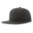 Бейсболка "SNAP BACK-S", 6 клиньев, пластик. застежка, т.серый, 100% перераб. полиэстер, 300 гр/м2