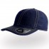 Бейсболка "DAD HAT", темный джинс, 6 клиньев, 100% хлопок, 280грм2, металлическая застежка