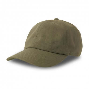 Бейсболка "DAD HAT-S", 6 клиньев, металлическая застежка, оливковый, 100% хлопок, 270 г/м2