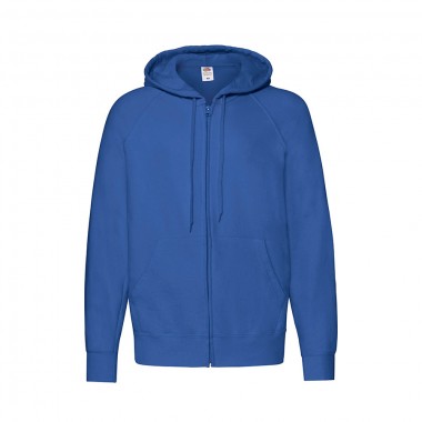 Толстовка без начеса LIGHTWEIGHT HOODED SWEAT JACKET 240, Синий