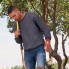 Толстовка мужская с начесом "Classic Set-In Sweat", серый