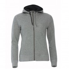 Толстовка женская Classic Hoody Full Zip, серый