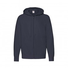 Толстовка без начеса LIGHTWEIGHT HOODED SWEAT JACKET 240, Темно-синий Толстовка без начеса LIGHTWEIGHT HOODED SWEAT JACKET 240, Темно-синий