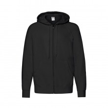 Толстовка без начеса LIGHTWEIGHT HOODED SWEAT JACKET 240, Черный Толстовка без начеса LIGHTWEIGHT HOODED SWEAT JACKET 240, Черный