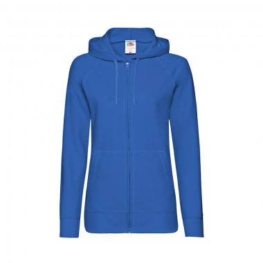 Толстовка без начеса "Ladies Lightweight Hooded Sweat", синий