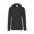 Толстовка женская без начеса LADIES LIGHTWEIGHT HOODED SWEAT 240, Черный