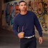 Свитшот без начеса LIGHTWEIGHT SET-IN SWEAT 240, Черный