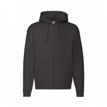 Толстовка мужская "PREMIUM HOODED SWEAT JACKET", чёрный