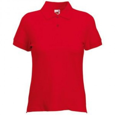 Поло "Lady-Fit Polo", красный