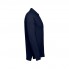 Рубашка-поло мужская BERN 210 с длинным рукавом, Темно-синий