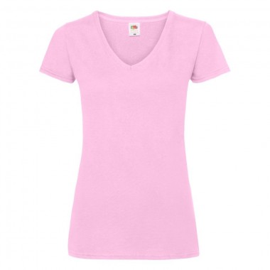 Футболка "Lady-Fit V-Neck T", розовый