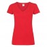 Футболка "Lady-Fit V-Neck T", красный