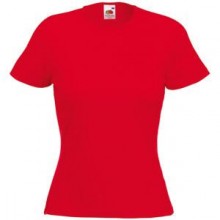 Футболка "Lady-Fit Crew Neck T", красный