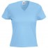 Футболка женская LADY FIT V-NECK T 210, Голубой