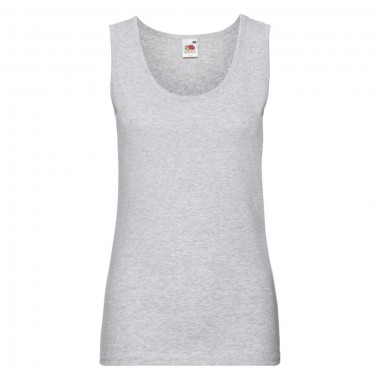 Майка женская "Lady-Fit Valueweight Vest", серый
