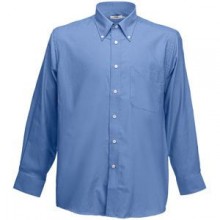 Рубашка "Long Sleeve Oxford Shirt", синий