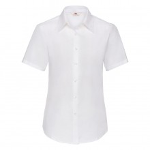 Рубашка "Lady-Fit Short Sleeve Oxford Shirt", белый Рубашка "Lady-Fit Short Sleeve Oxford Shirt", белый