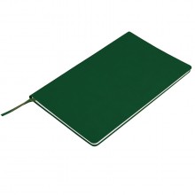 Бизнес-блокнот "Audrey", 130х210 мм, зеленый, кремовая бумага, гибкая обложка, в линейку