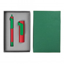 Набор подарочный FORTE SET FANTASY: универсальное зарядное устройство(3000мАh) и ручка