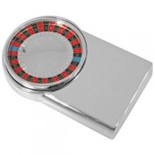Игра "Рулетка"; 10,3х6,4х1,9 см; посеребренный металл; лазерная гравировка