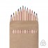 Цветные карандаши KINDERLINE middle,12 цветов, дерево, картон