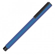 OVAL, ручка-роллер, синий/черный, металл