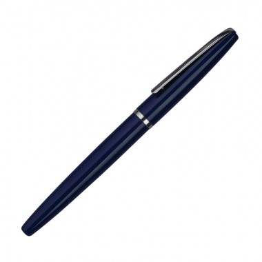DELICATE, ручка-роллер, темно-синий/хром, металл