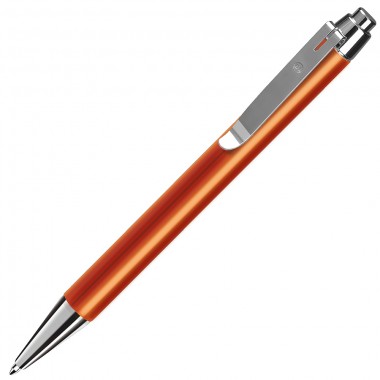 BETA, ручка шариковая, оранжевый/хром, металл
