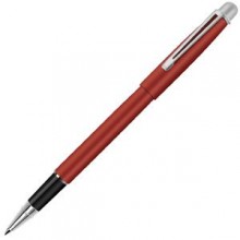 DELTA, ручка-роллер, красный/серебристый, металл