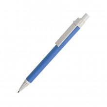 SALCEN, ручка шариковая, голубой, рециклированный картон, пластик с пшеничным волокном