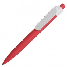 Ручка шариковая N16 soft touch, красный, пластик, цвет чернил синий Ручка шариковая N16 soft touch, красный, пластик, цвет чернил синий